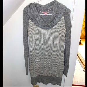 Candie’s Gray Long Sweater Dress